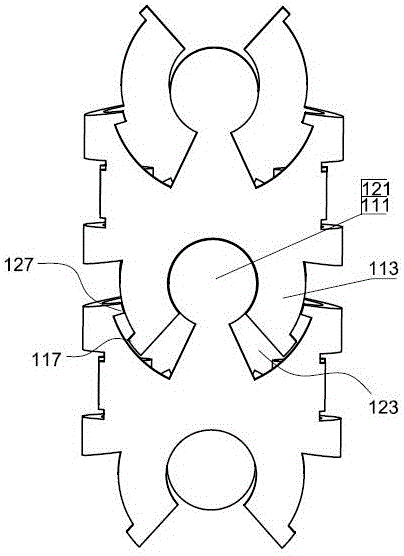 Endoscope snake bone structure and endoscope