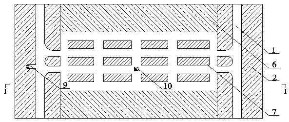 Super large-scale stope large-diameter, deep-hole and high-stage open stope subsequent backfilling mining method