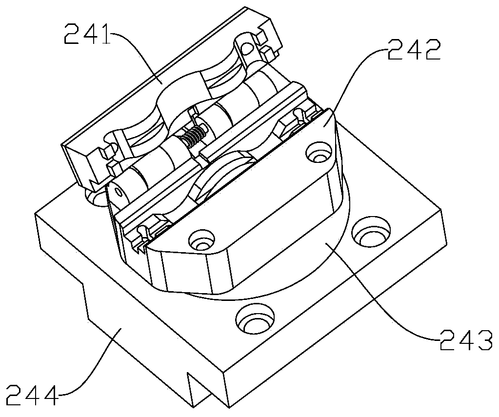 Duck intestine stringing machine