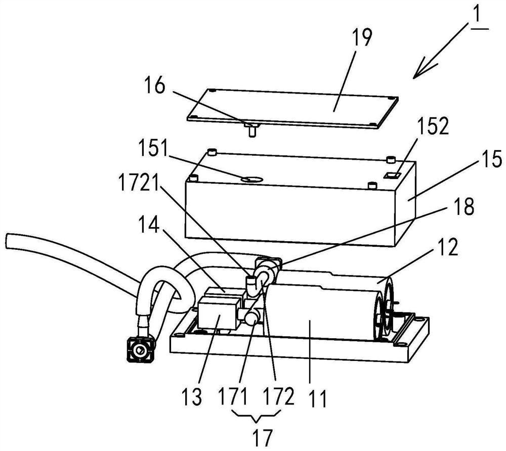 Pump valve assembly and sphygmomanometer using same