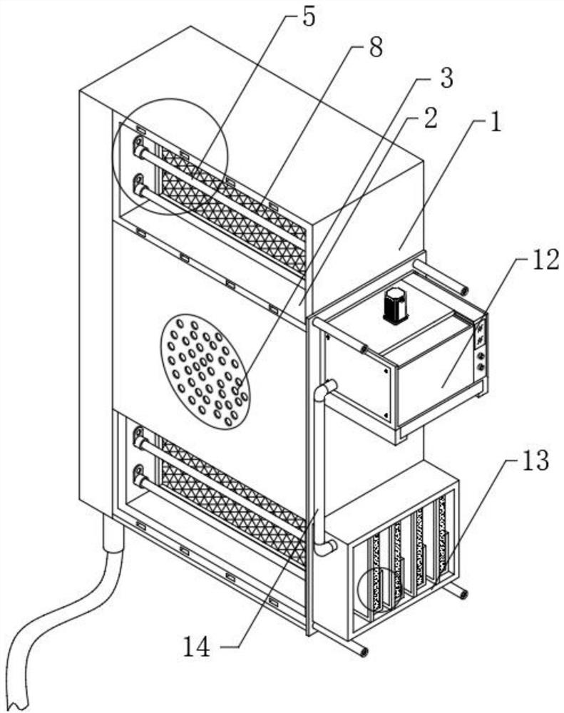 Disinfection machine capable of sterilizing without dead angles by combining trace ozone with strong ultraviolet rays