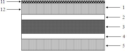 Solar cell backboard with excellent weathering resistance and preparation method thereof