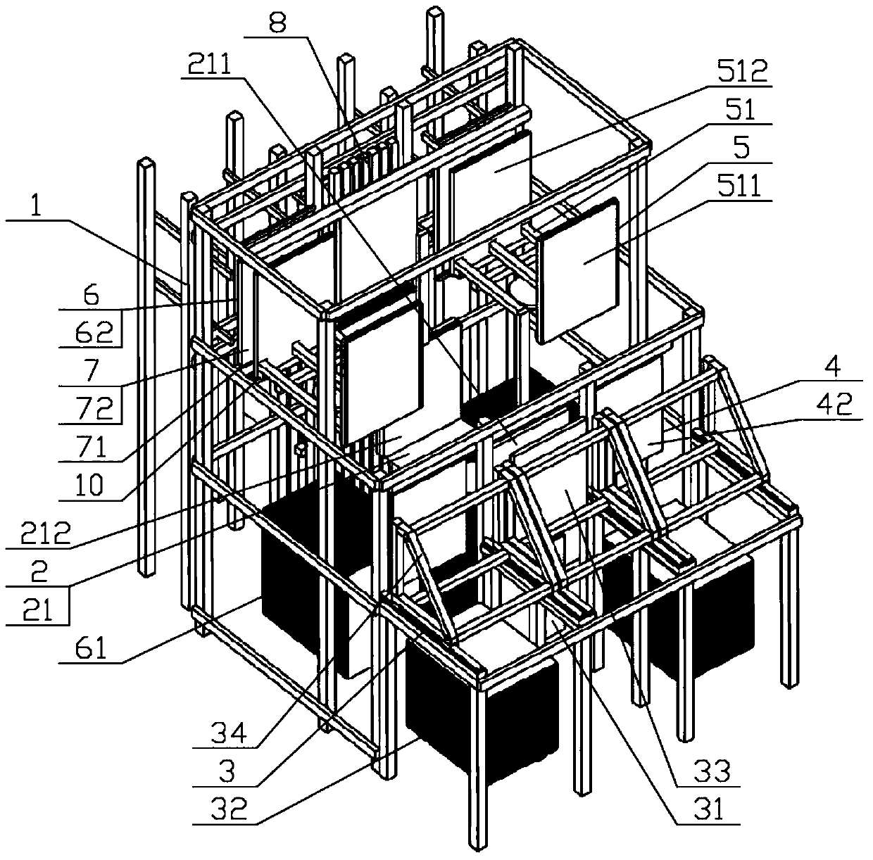 An intubation unit for an automatic intubation system for a long U-shaped tube with fins