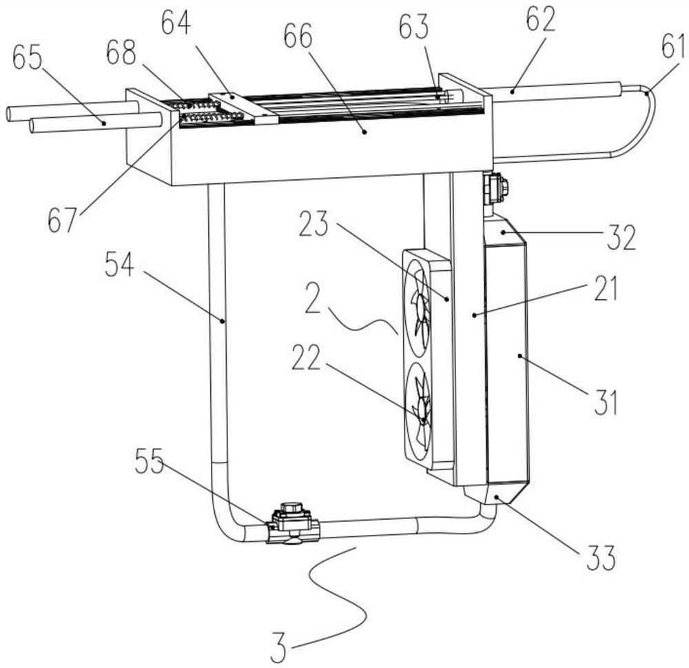 Automatic heat dissipation distribution box