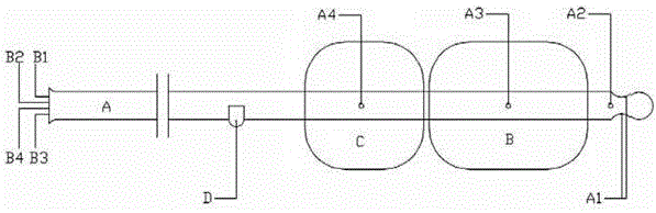 Double balloon positioning prostatic capsule expansion and prostatic capsule tissue splitting displacement catheter