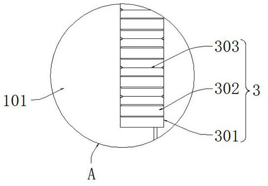 Oil guide cotton with preset assembly structure and processing technology of oil guide cotton