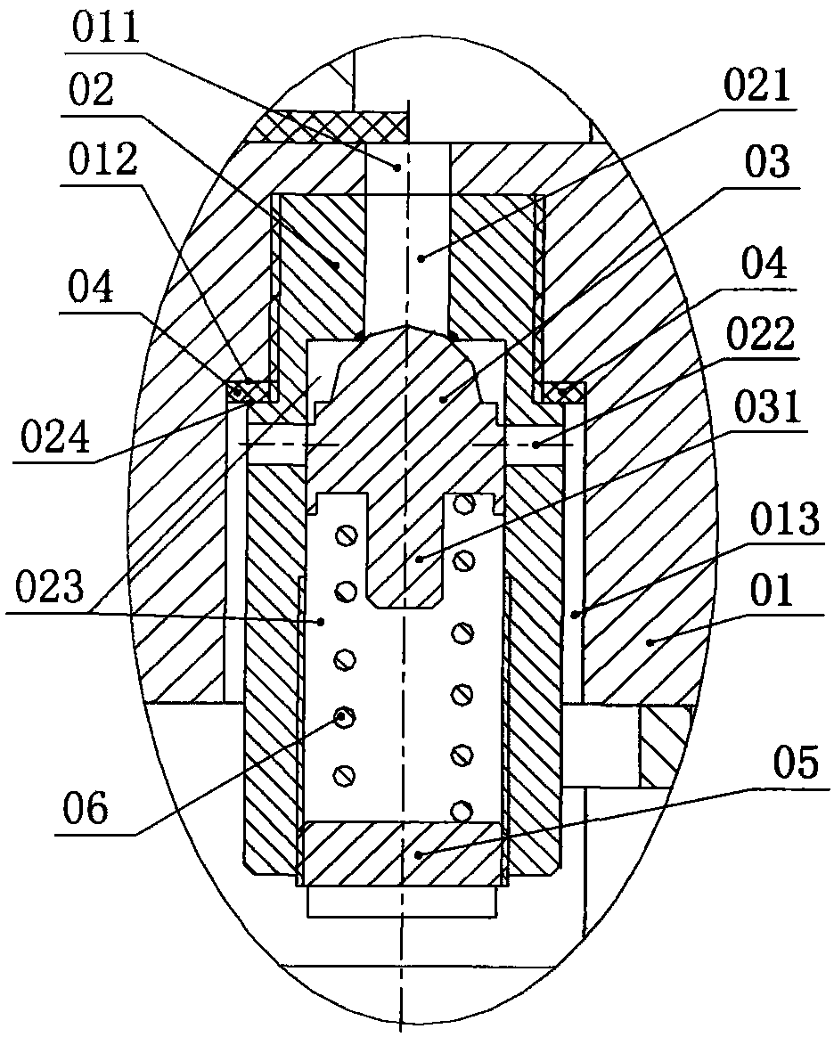 Safety valve of telescopic air cylinder