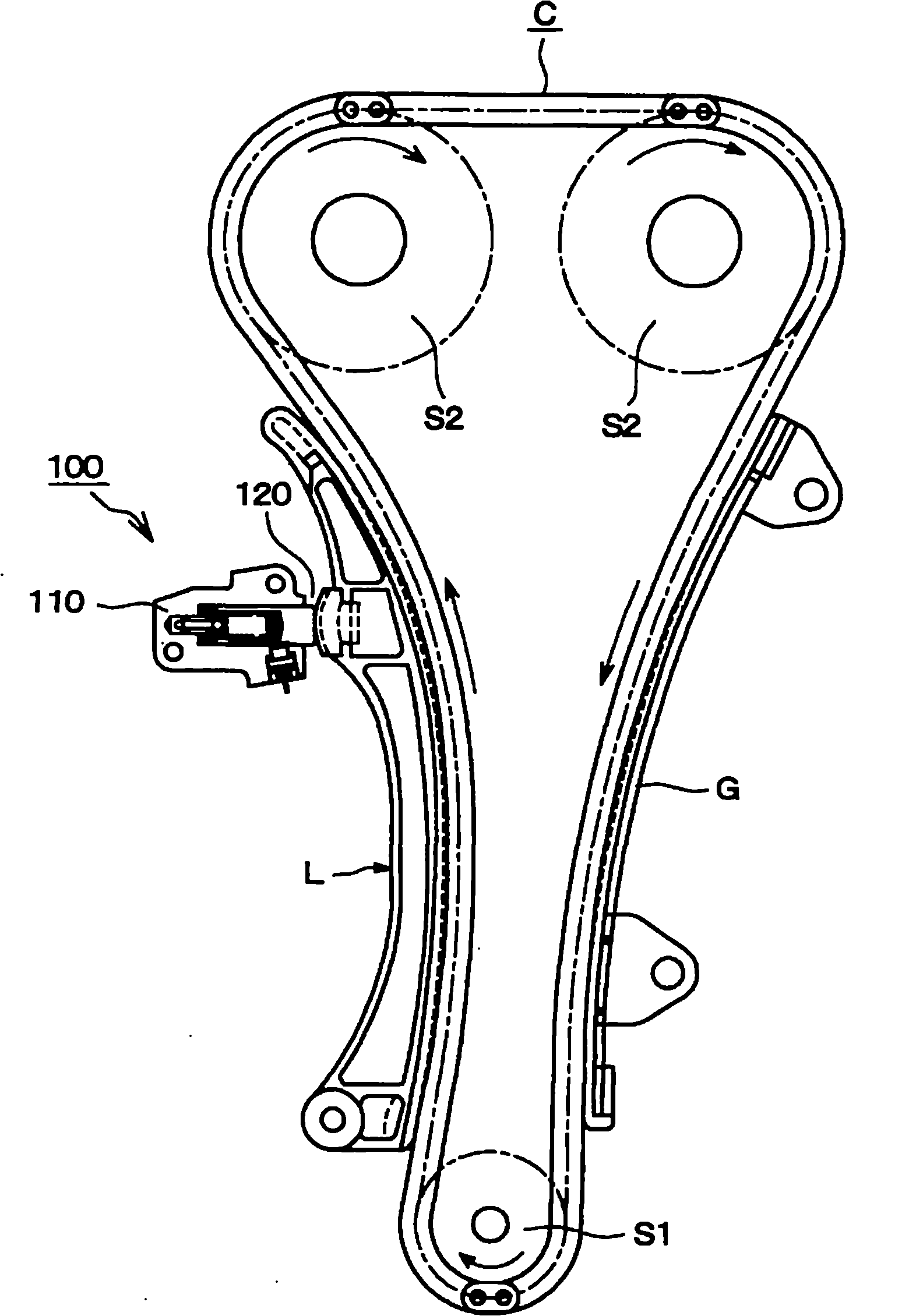 Ratchet-type tensioner