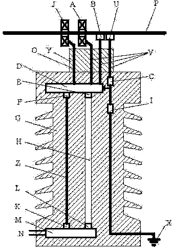 On-line detection device for comprehensive parameters of high voltage system based on composite power supply