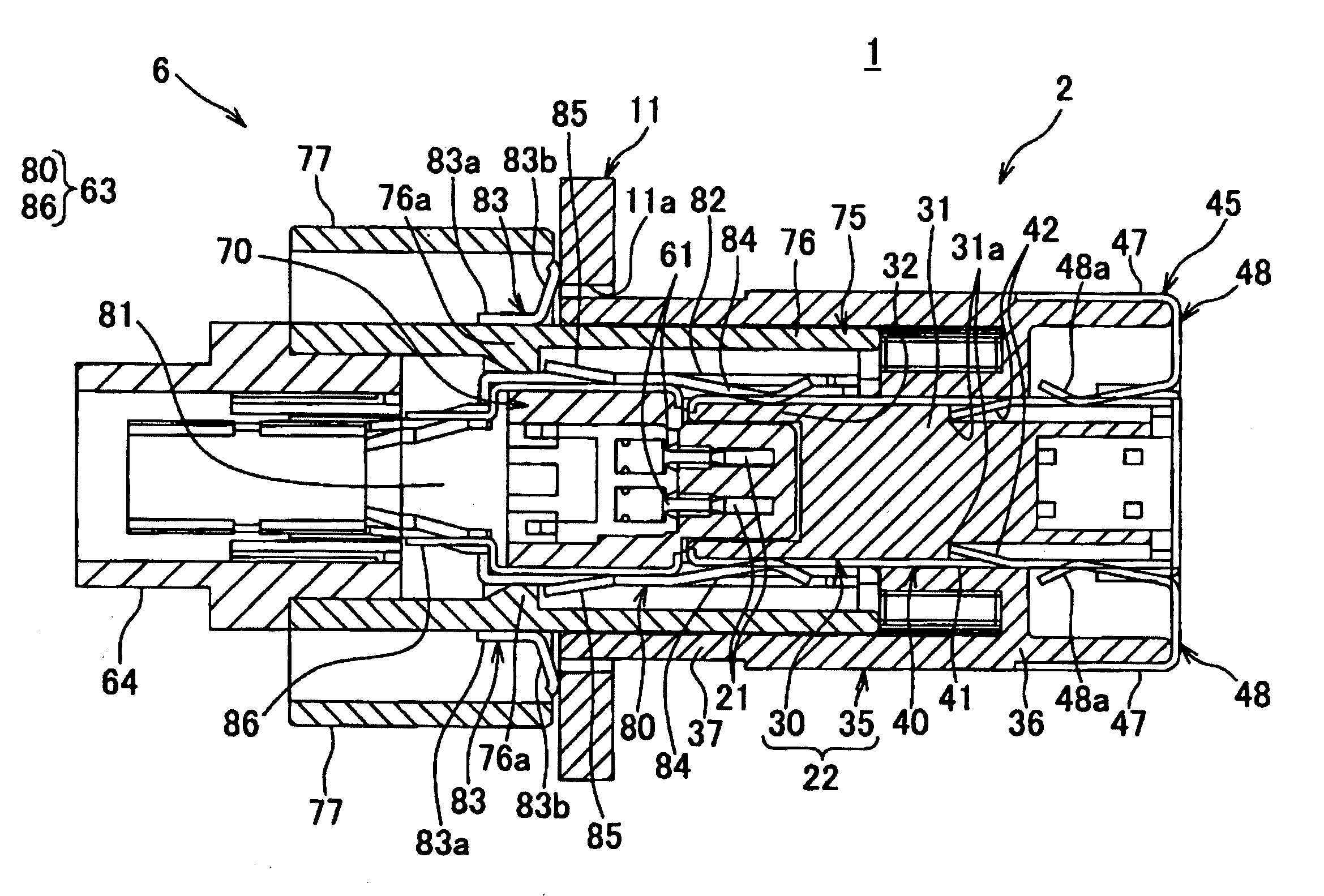 Shielded connector structure