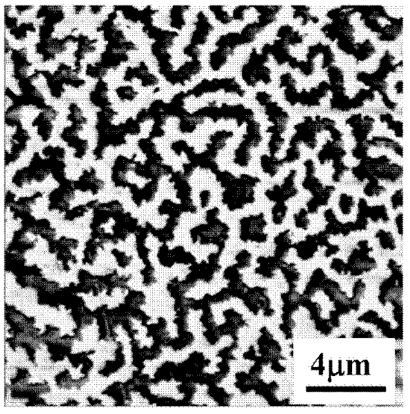 Magnetic force microscopy probe with low magnetic moment and high coercive force and manufacturing method thereof