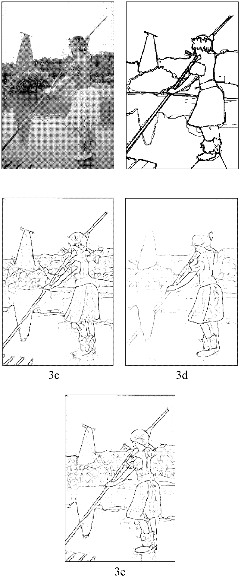 Color image edge detection method