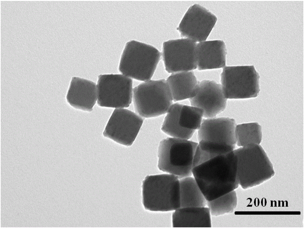 Preparation method and application of porous core-shell double-metal organic framework nano drug carrier