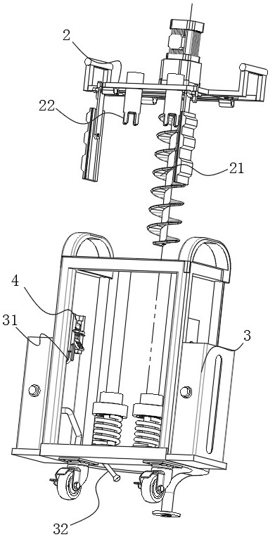 Fertilizing device for agricultural planting