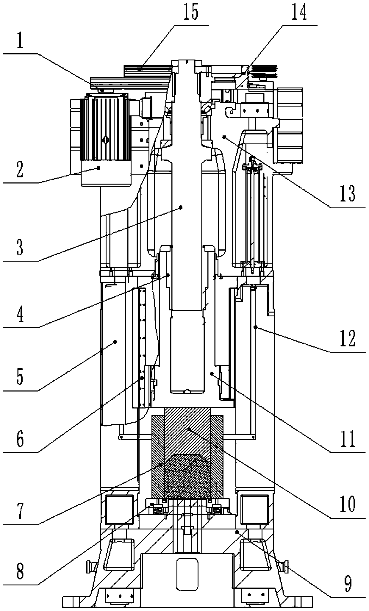 Novel full-automatic carbon forming equipment and working method thereof