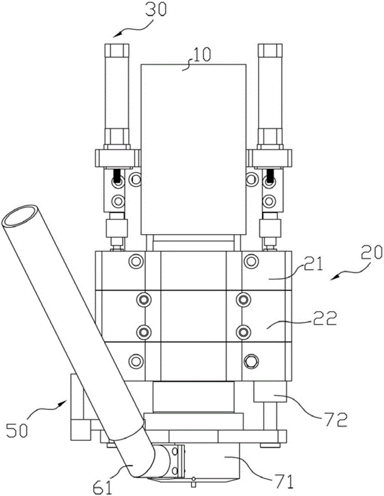 Automatic tool changing spindle device of PCB edge drilling and milling machine