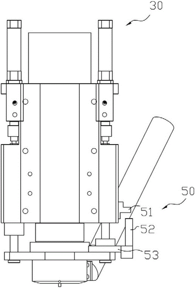 Automatic tool changing spindle device of PCB edge drilling and milling machine