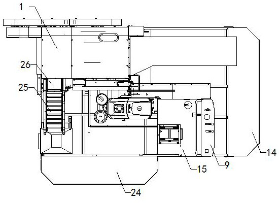 Self-propelled green soy bean machine