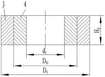 Centrifugal casting duplex-metal composite ring part hot extend-rolling forming technology