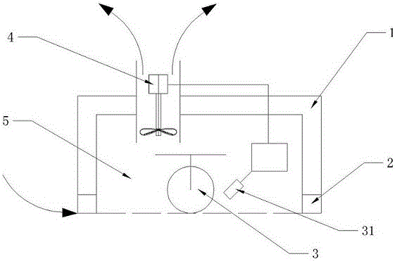 Negative-pressure self-adaptive adjusting device for negative-pressure type wall-climbing robot