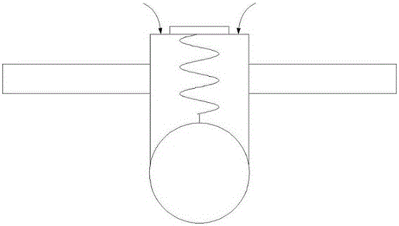 Negative-pressure self-adaptive adjusting device for negative-pressure type wall-climbing robot