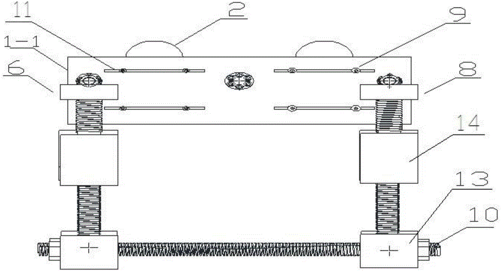 Modular variable-span variable-amplitude large vibrating screen