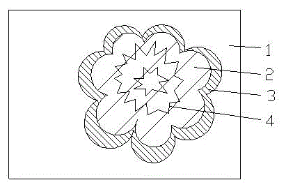 Shading textile with composite yarn fabric layer