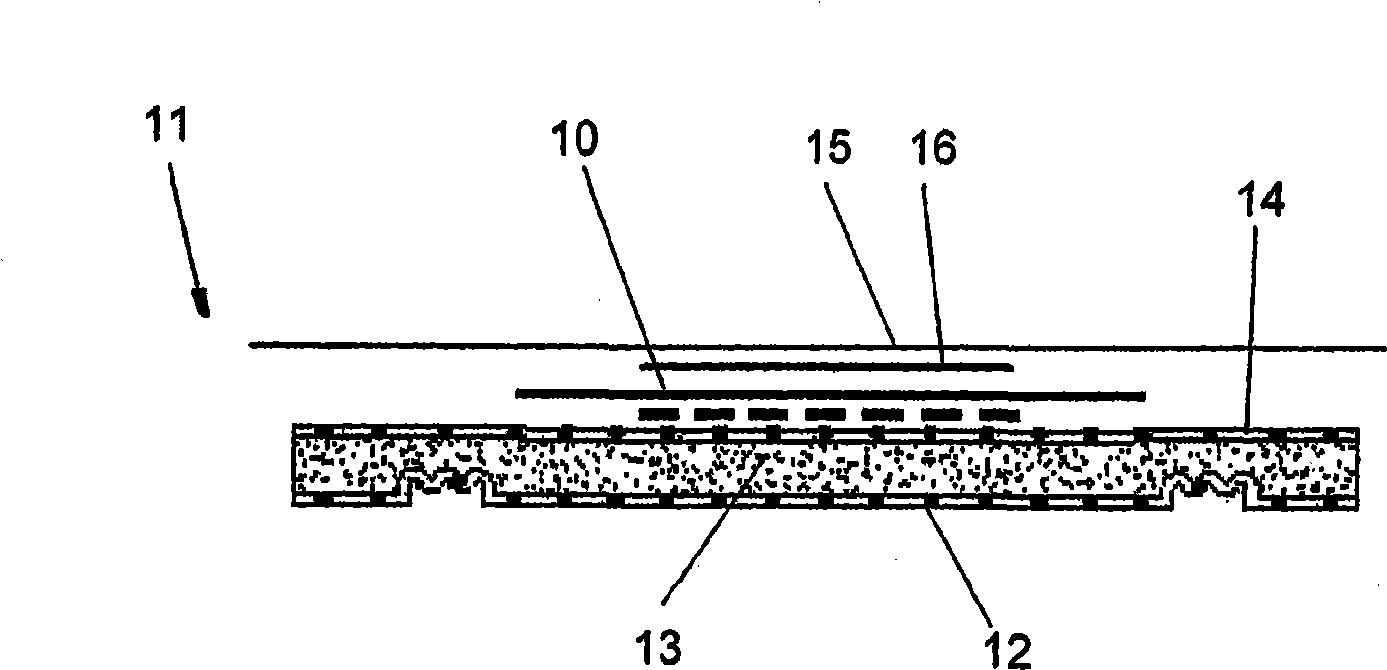 Component for packaging roll-shaped sanitary nursing article and method for producing the same