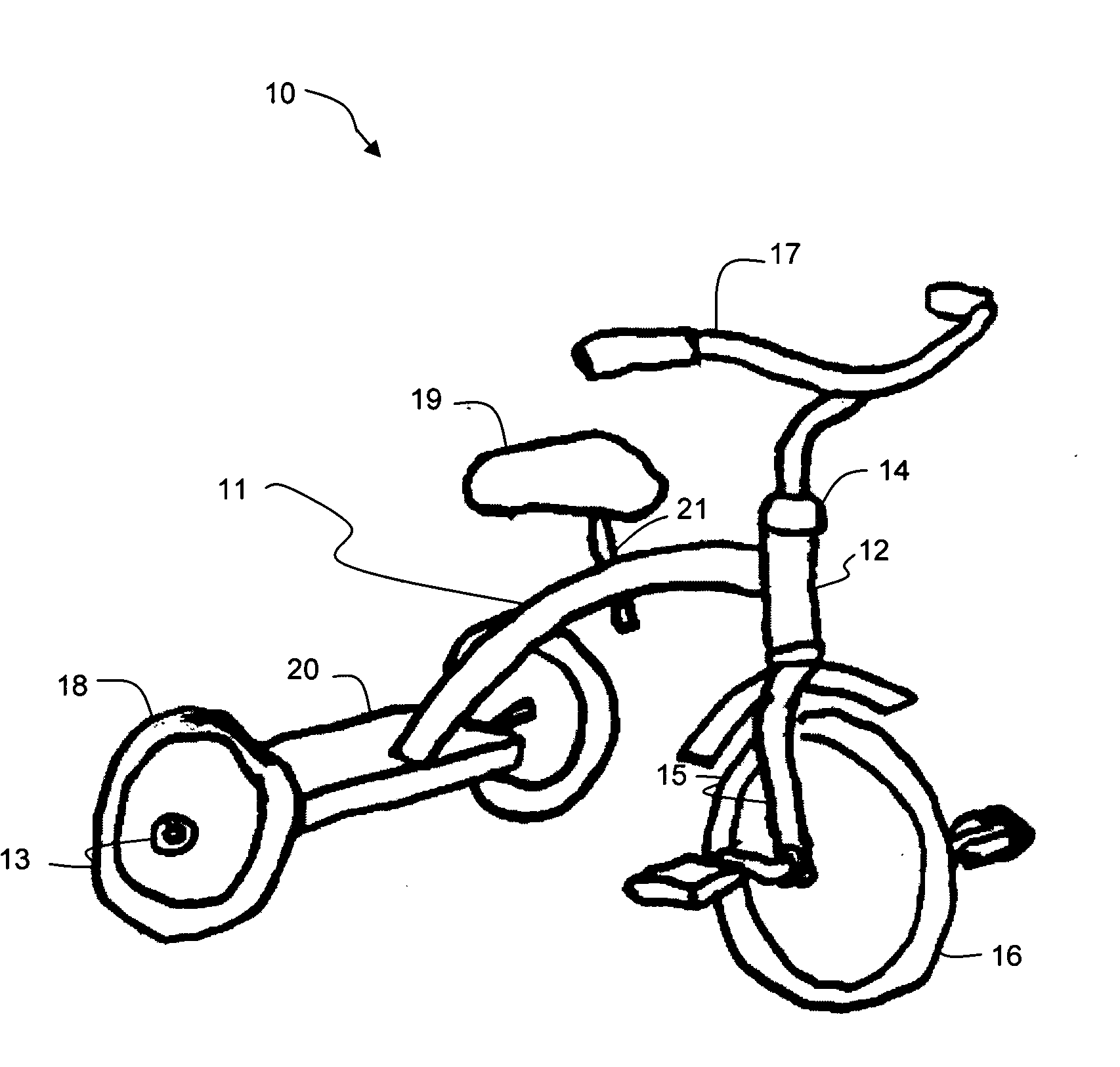 Riding apparatus for disabled persons and kit for making same