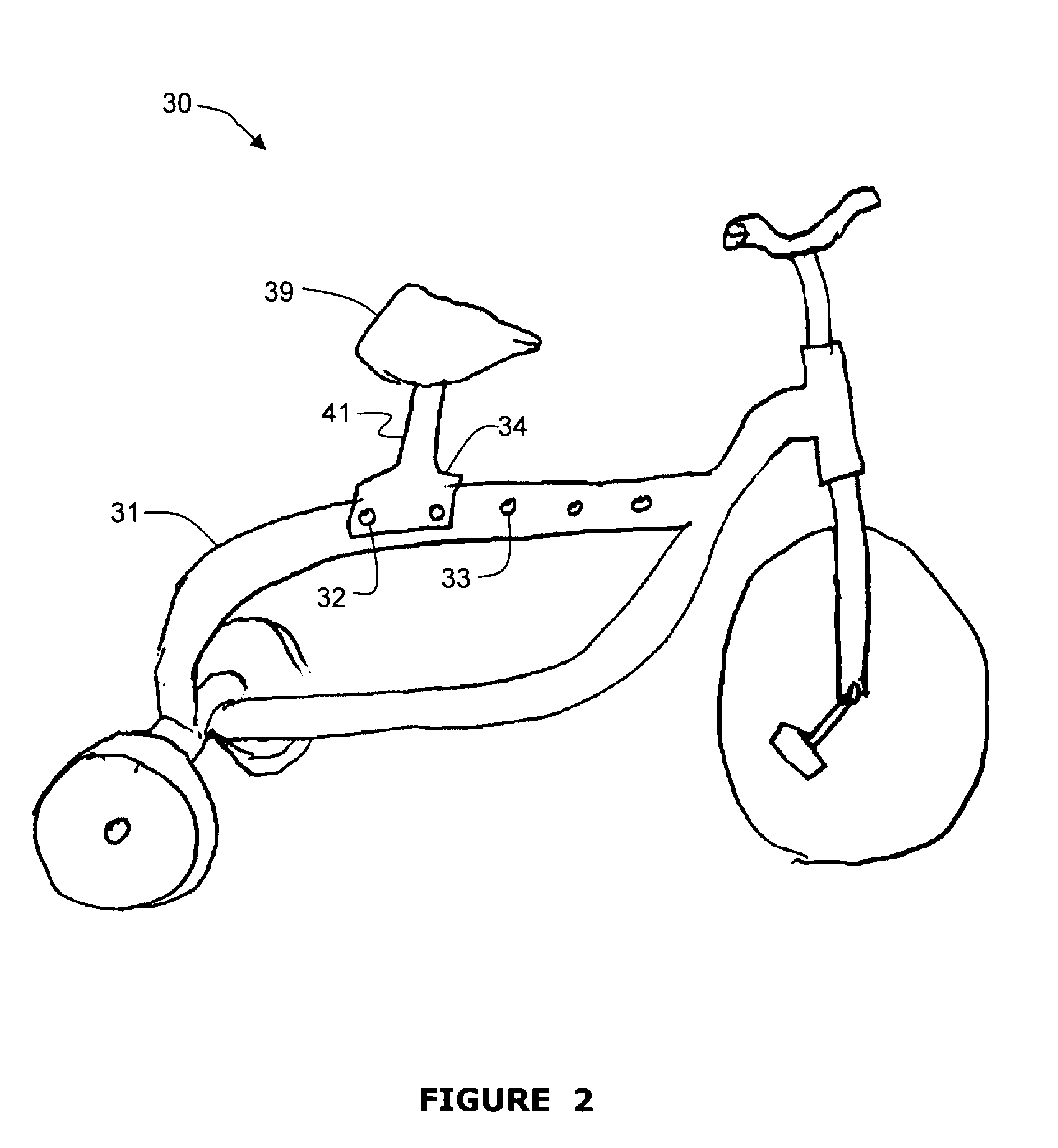 Riding apparatus for disabled persons and kit for making same