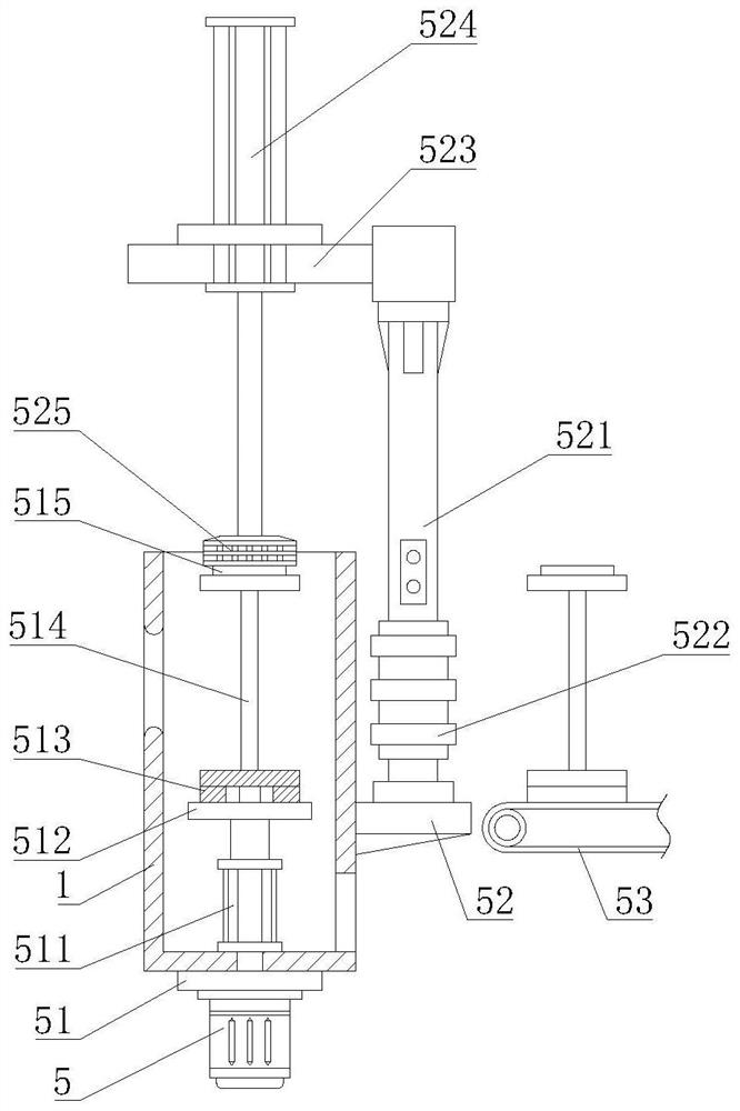 Processing and storing device for chemical fiber sewing threads