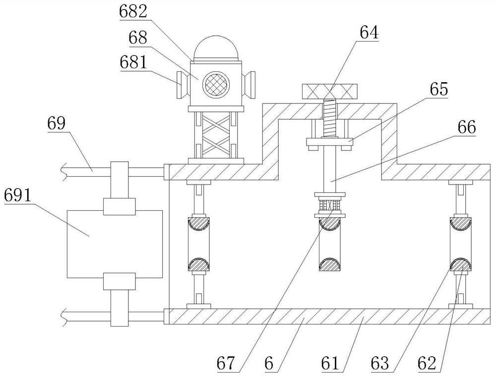 Processing and storing device for chemical fiber sewing threads