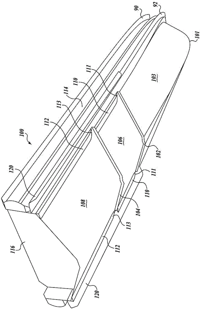 Water craft with graded hull and outboard wings