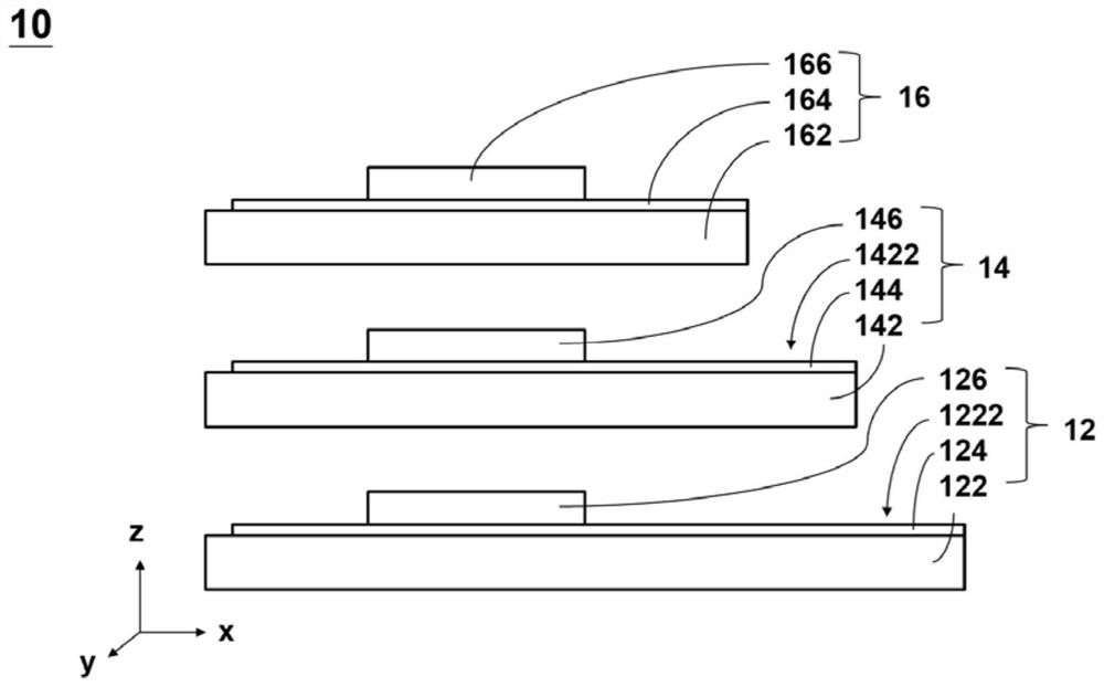 Micro-semiconductor stacked structure and electronic device thereof