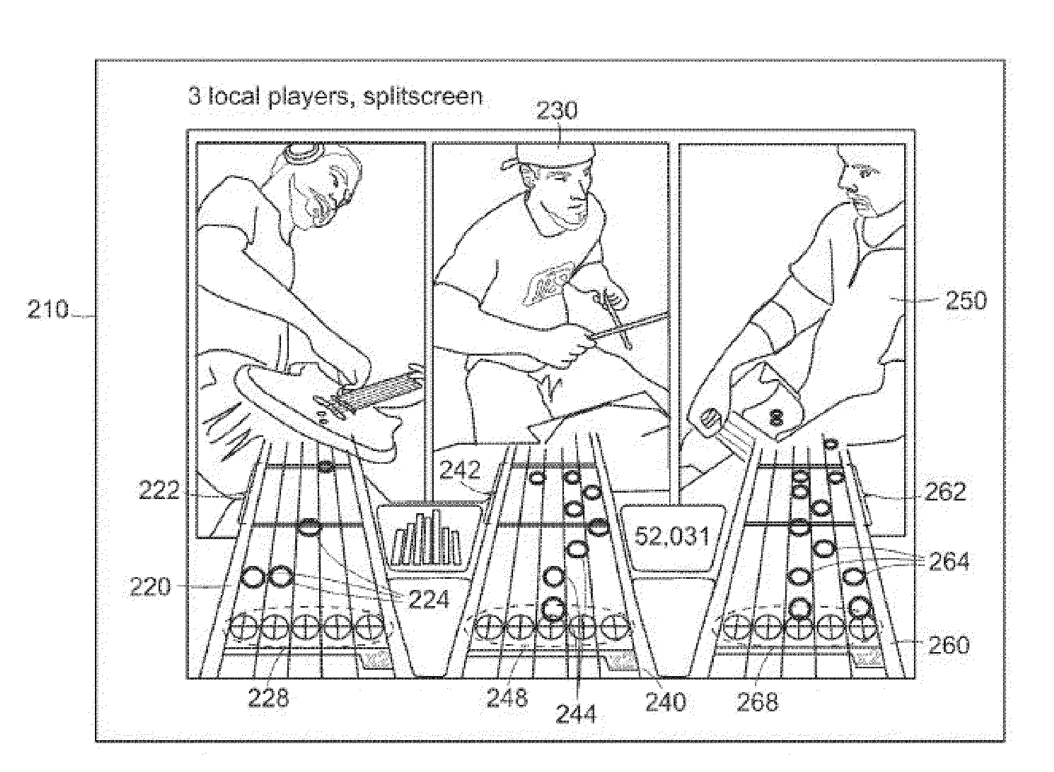 Method and apparatus for providing a simulated band experience including online interaction