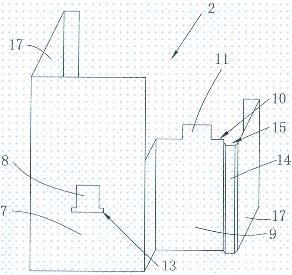 Combined spliced door frame