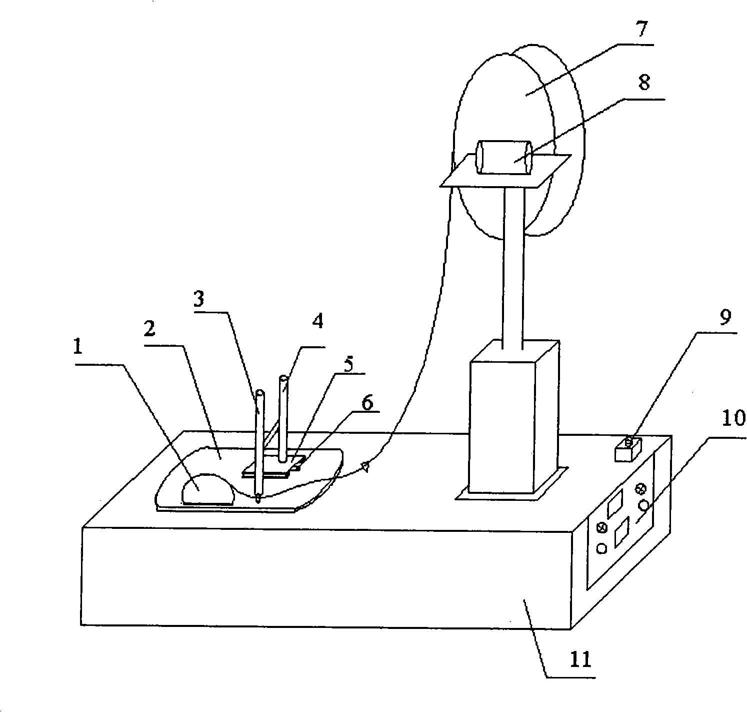 Intelligent pull rope fatigue tester