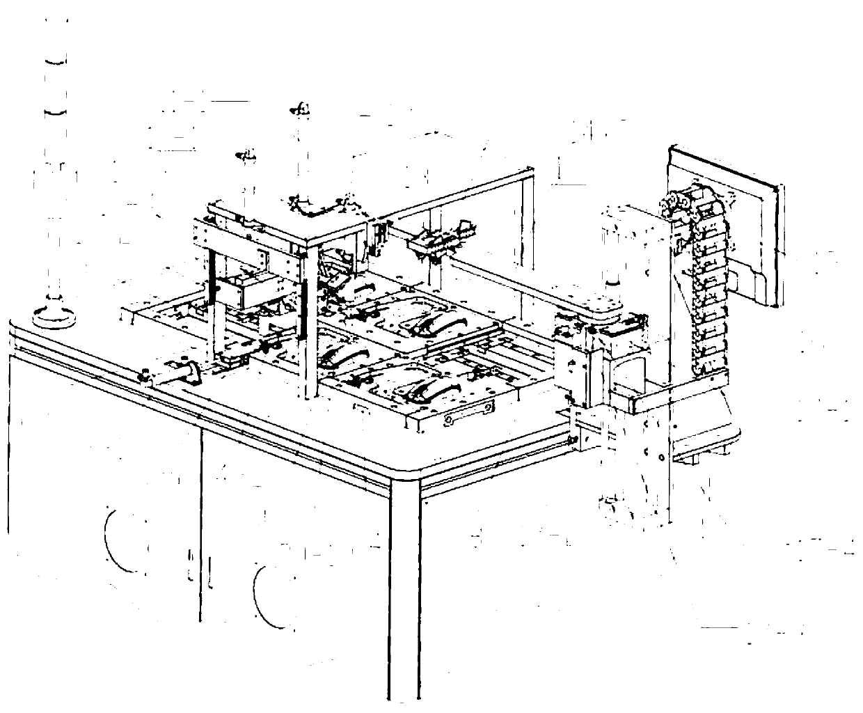 Automatic mouse testing equipment and automatic mouse testing method