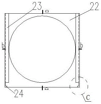 Fully enclosed self-locking anti-theft device for cable storage tank of construction hoist