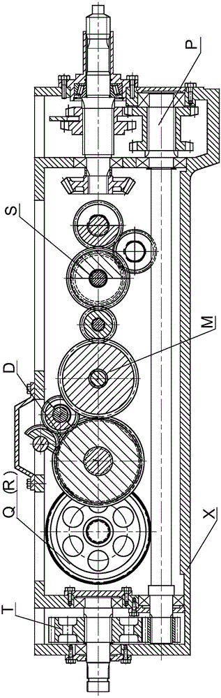 Dual-power input type three-gear tracked vehicle transmission