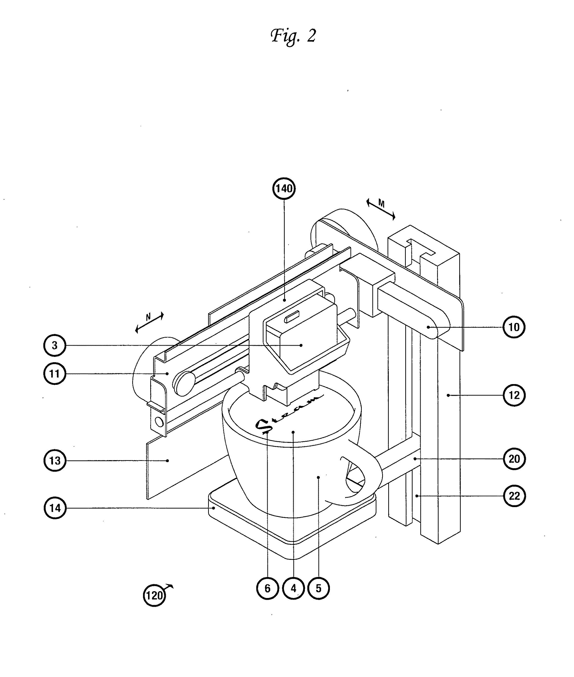 Beverage displaying an edible printed design image thereupon, and a method for production thereof