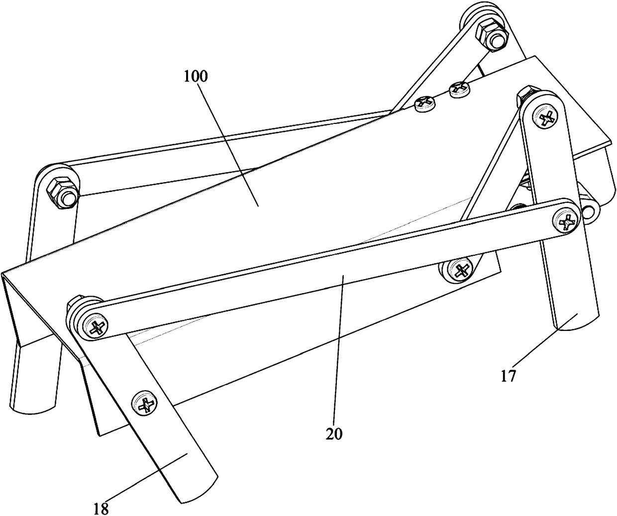 Environment-friendly quadruped robot for building