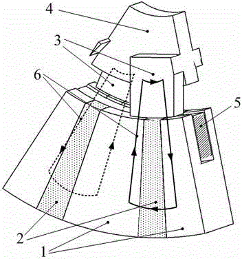 Magnetism gathering passive rotor transverse magnetic flux single-phase motor