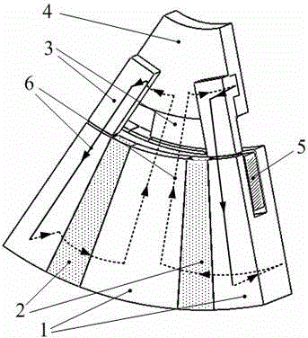 Magnetism gathering passive rotor transverse magnetic flux single-phase motor