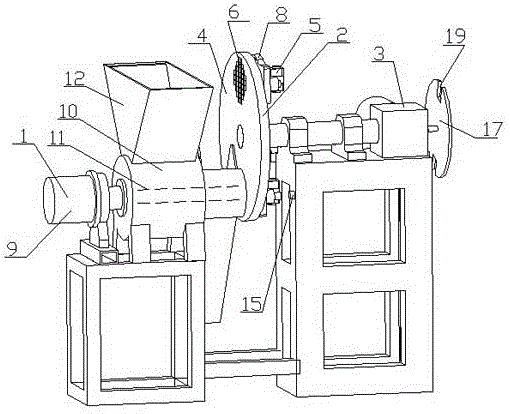 Forming machine for strip-type materials