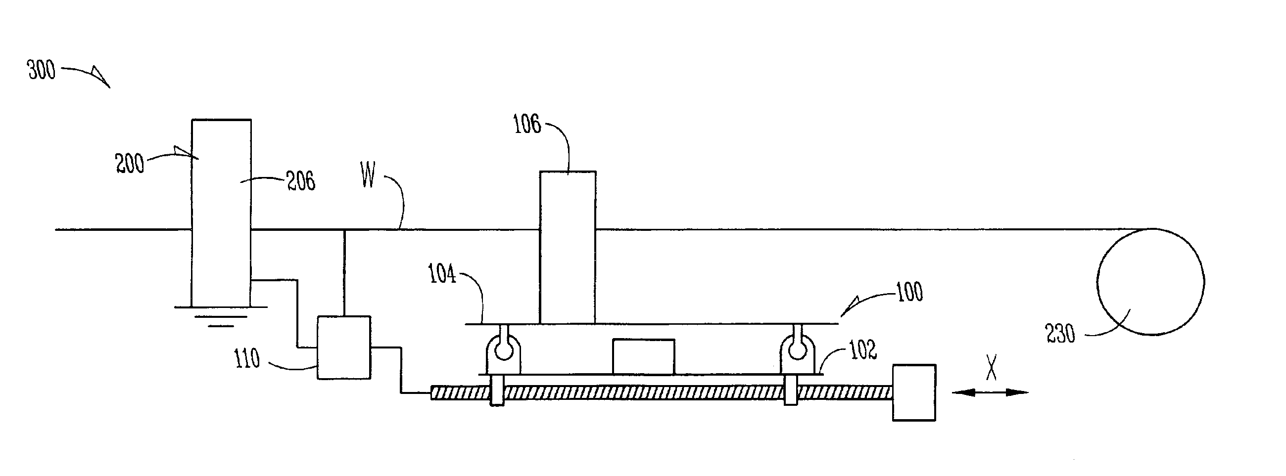 Apparatus, seaming assembly and method for placing seams in a continuously moving web