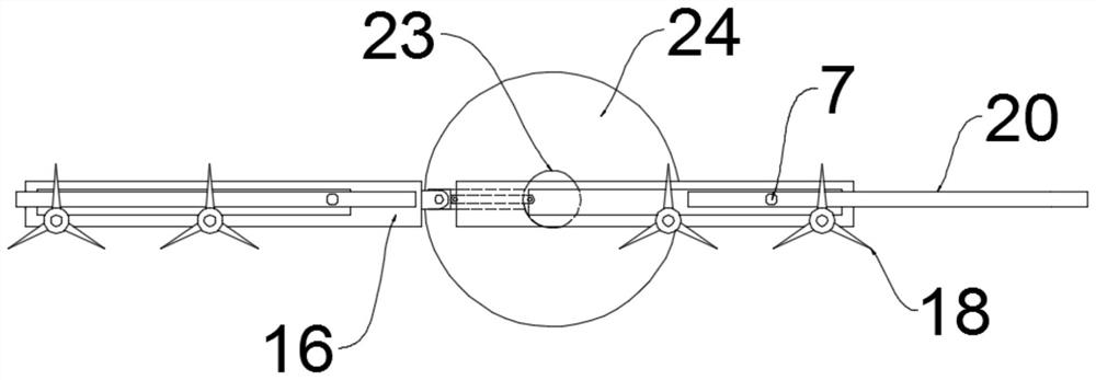 Land plowing and preparation device for sweet potato planting