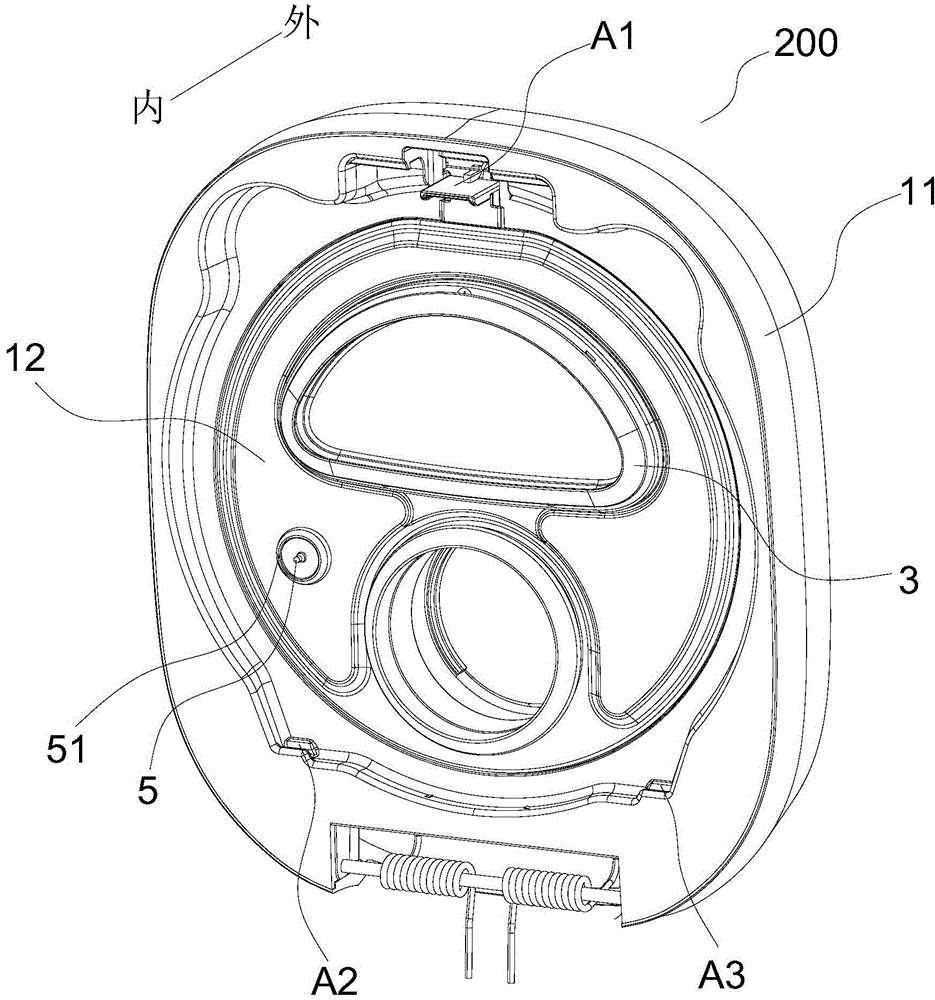 Cover assembly for electric rice cooker and electric rice cooker with cover assembly