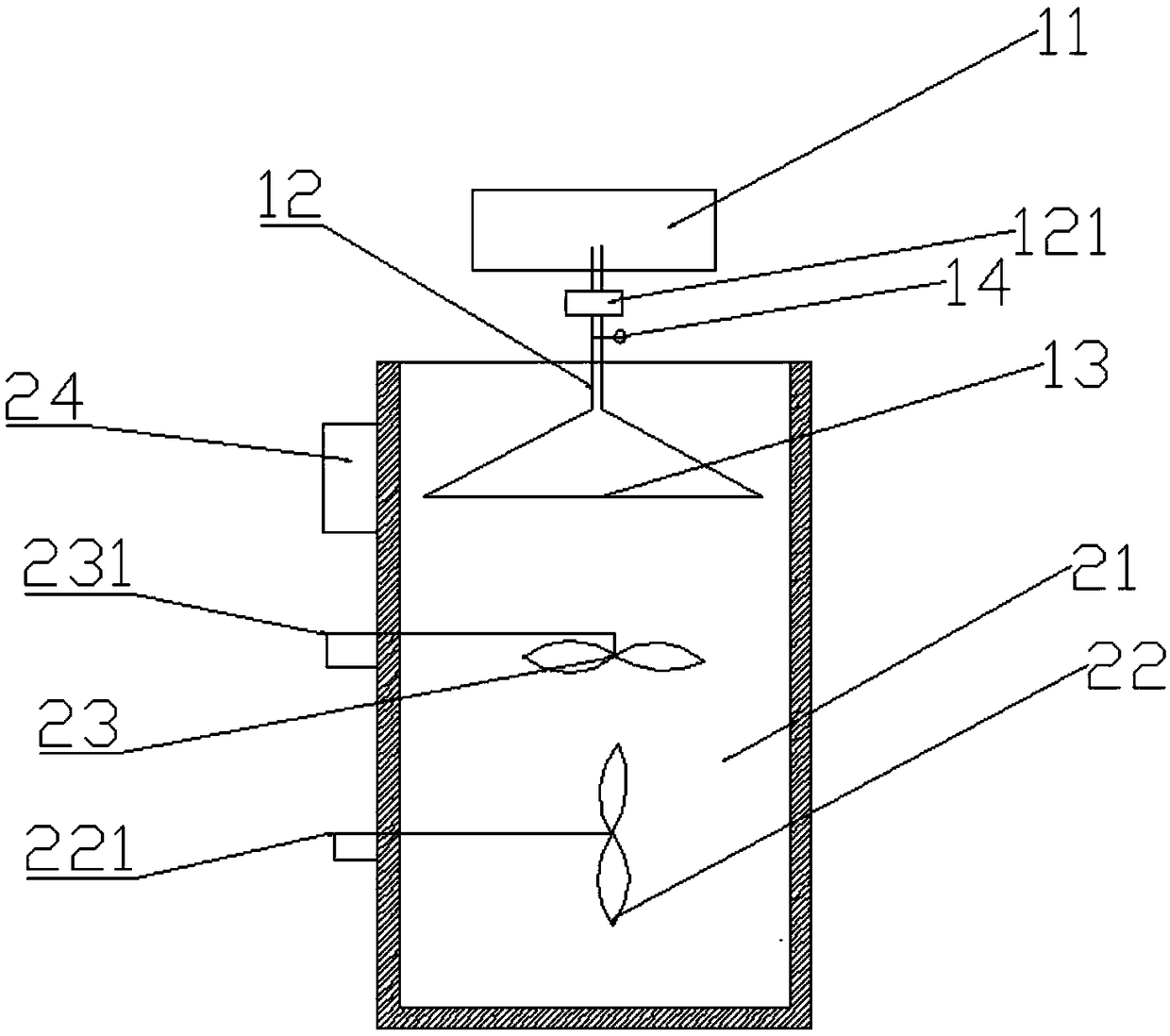 Micro-powder encapsulating and material mixing device for improving content uniformity of clonidine hydrochloride in zhenju antihypertensive tablets and material mixing method