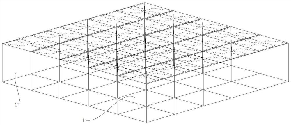 Earthwork standard room with wing type nesting structure and machining and mounting method of earthwork standard room